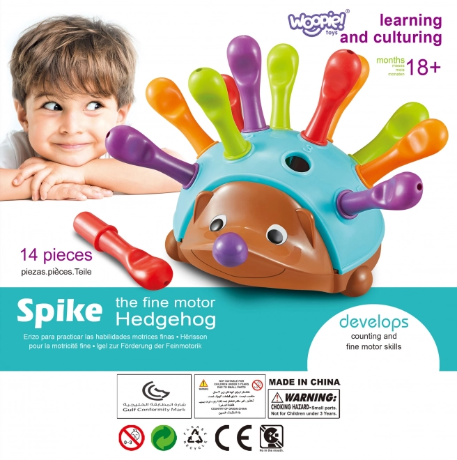 Joc educativ ariciul Montessori pentru sortare și învățare WOOPIE