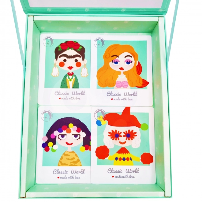 Puzzle magnetică prințese Classic World