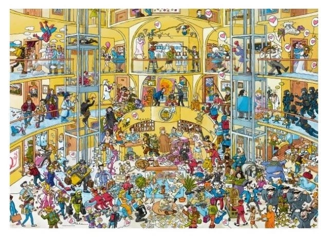 Puzzle HEYE viața la hotel 1000 piese