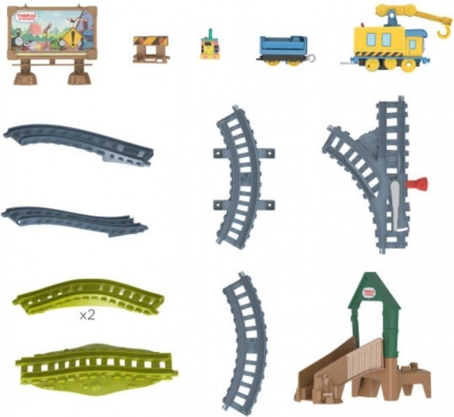 Set cu locomotivă pe baterii Thomas și Prietenii: Prietenii la Muncă