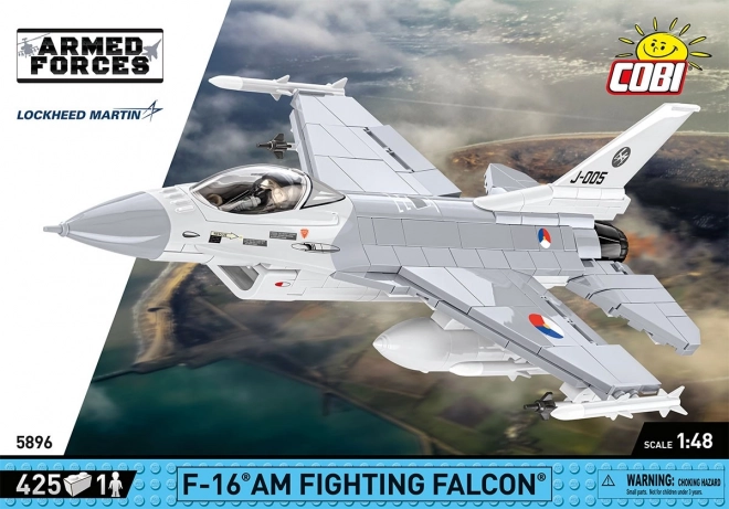 Set Avion F-16 Fighting Falcon din 425 Cărămizi