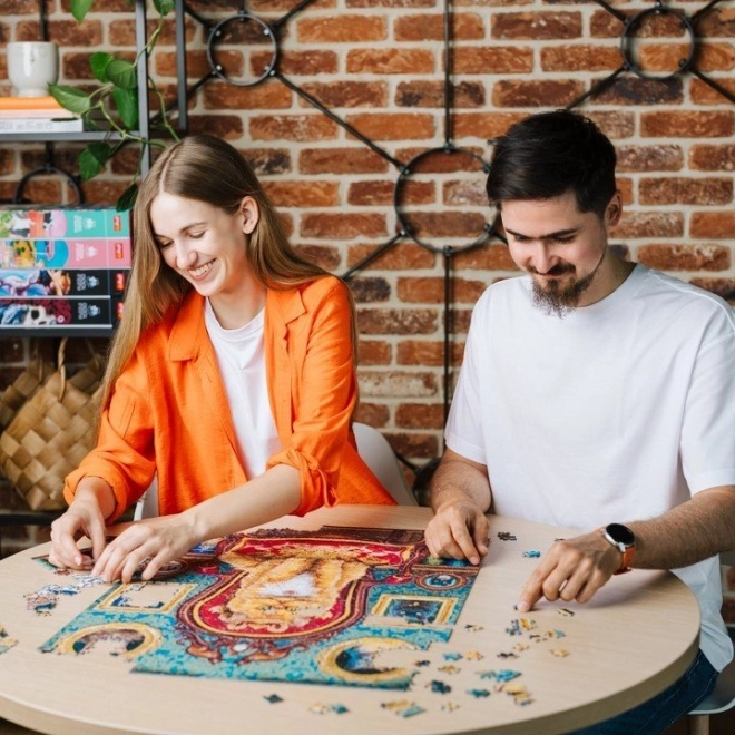 Puzzle Trefl Premium Plus Magic Collection: Kočkománie 1000 piese
