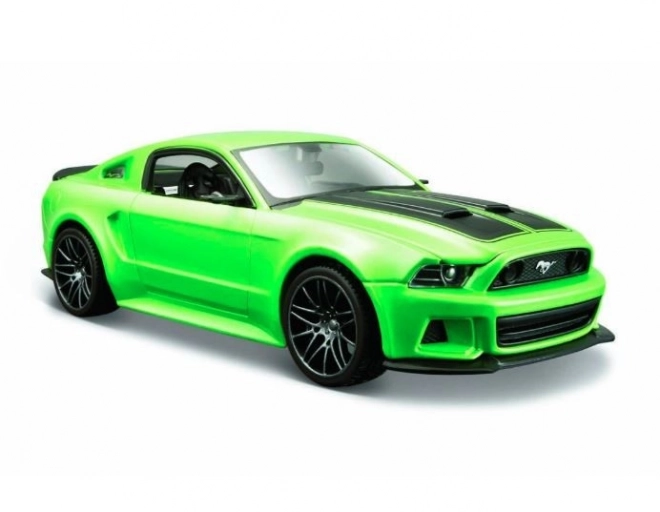 Model auto Ford Mustang Street Racer verde 1:24