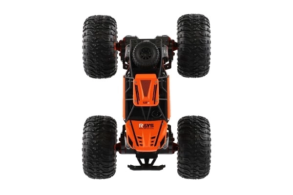Mașină RC Off-Road off-road 2,4GHz plastic 32cm pachet reîncărcabil + baterii în cutie 38x23x26cm – Portocaliu