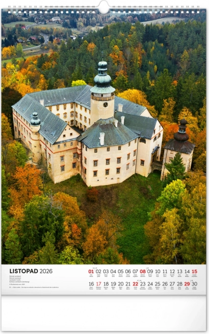 Calendar de perete Cetăți și castele 2026
