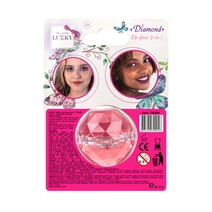 Lukky luciu de buze diamant 2-în-1, aromă dulce, culori: lumini