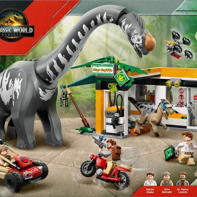 LEGO Jurassic World Pe urmele titanosaurlui și raptorului