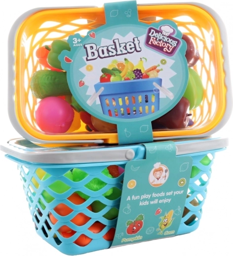 Coș practic cu capac și mânere