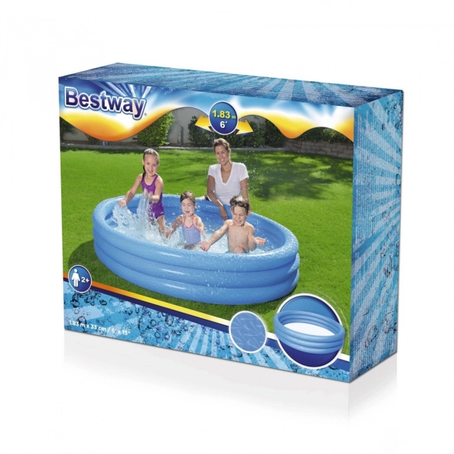 Piscină Gonflabilă pentru Copii Bestway Albastră 183x33 cm