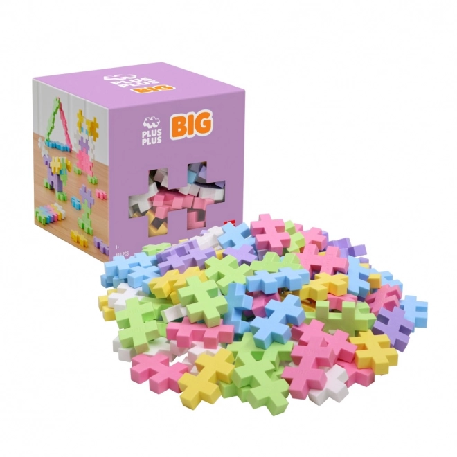 Set de construcție PLUS-PLUS BIG culori pastelate