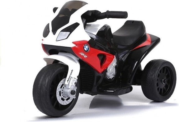 Motor cu acumulator BMW S1000RR cu trei roți roșu