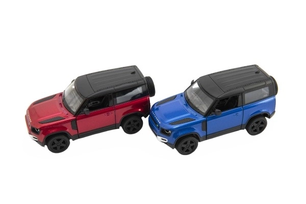Mașinuță Land Rover Defender 90 din metal și plastic