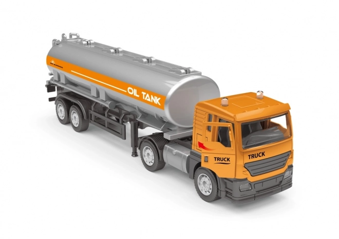 Camion de jucărie cu mecanism pull back
