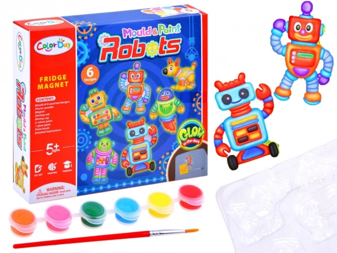 Set creativ magneți roboți