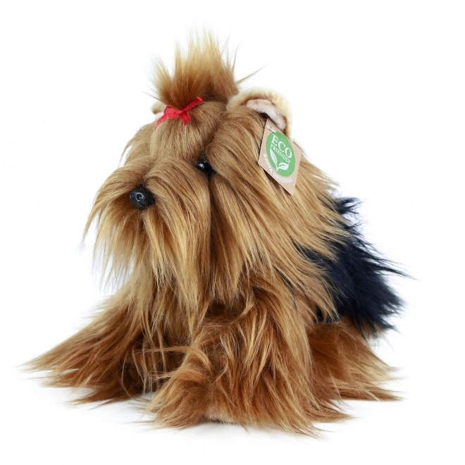 Cățeluș de pluș yorkshire terrier eco-friendly 23 cm