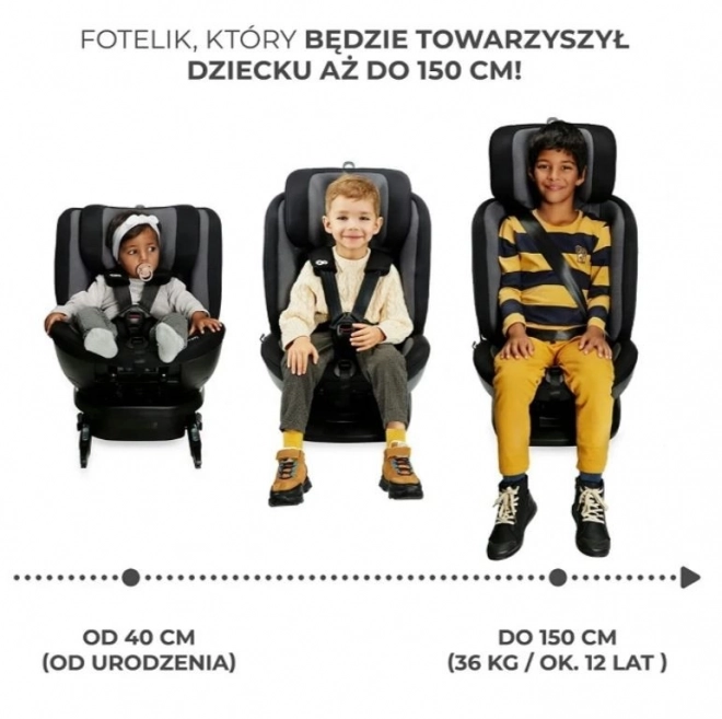 Fotel auto rotativ copii 4 în 1 XPEDITION i-Size