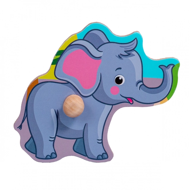 Puzzle din lemn zoo