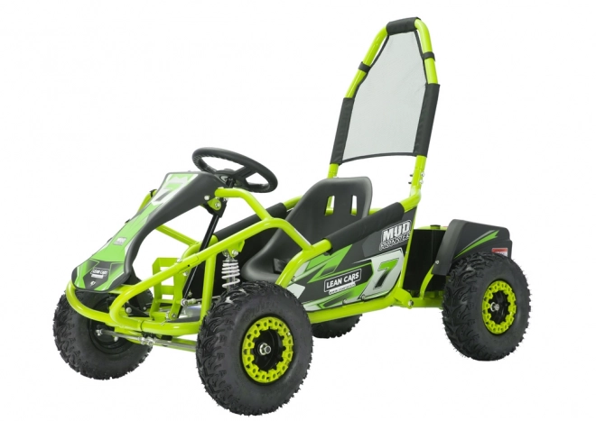 Mașină cu acumulator buggy Predator verde