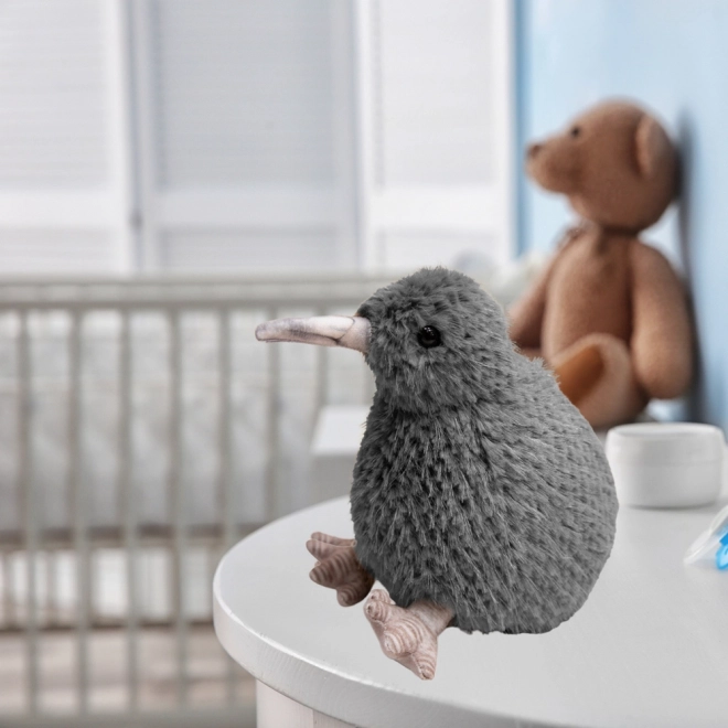 Plus de jucărie Kiwi din pluș gri 17cm
