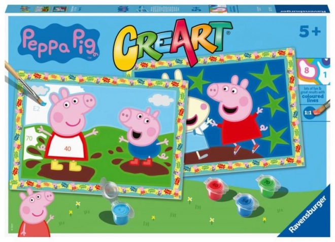 set de pictură CreArt Peppa Pig