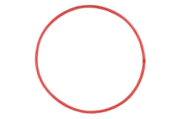 Cerc Hula Hoop din plastic cu diametru de 70 cm