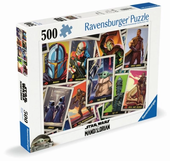 Puzzle Star Wars: The Mandalorian - Baby Yoda 500 piese
