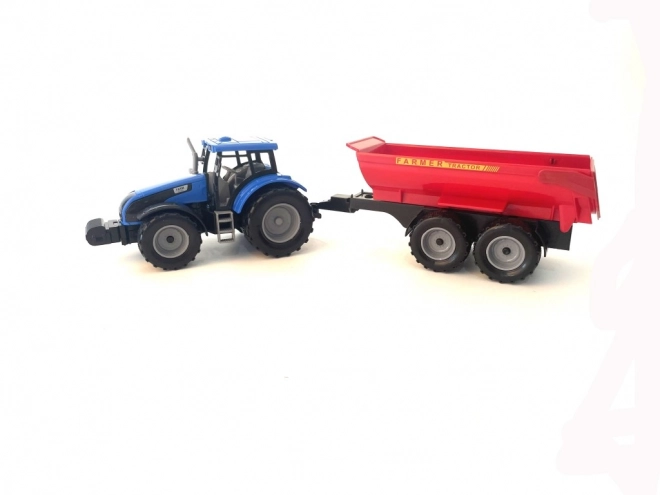 Tractor cu remorcă pe angrenaj cu inerție