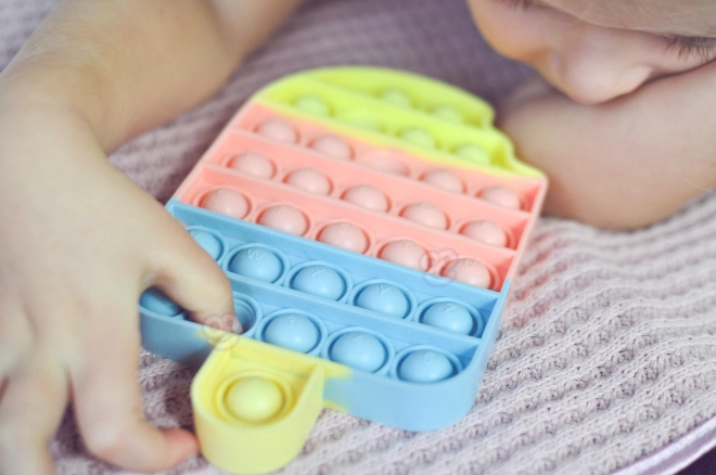 Jucărie senzorială anti-stres Push Bubble Pop It înghețată