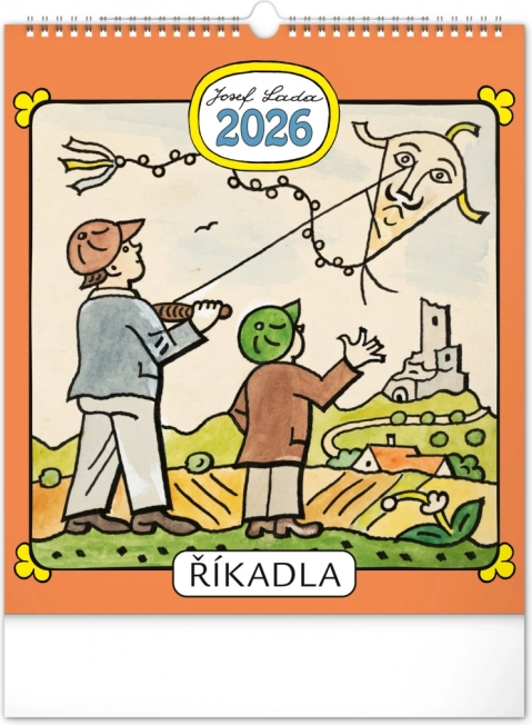Calendar de perete Josef Lada - Rime 2026