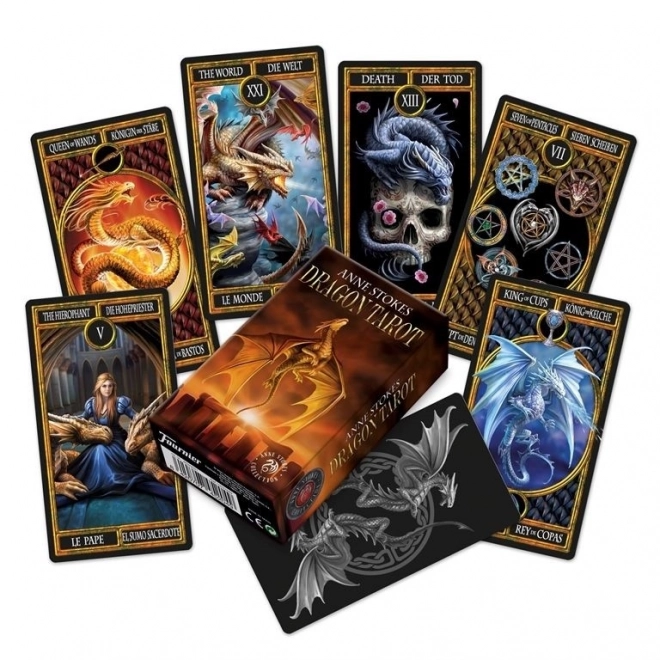 Karty tarot dragons anne stokes