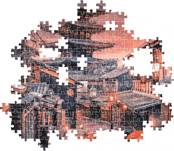 Puzzle Clementoni 500 de piese - Seara în Kyoto