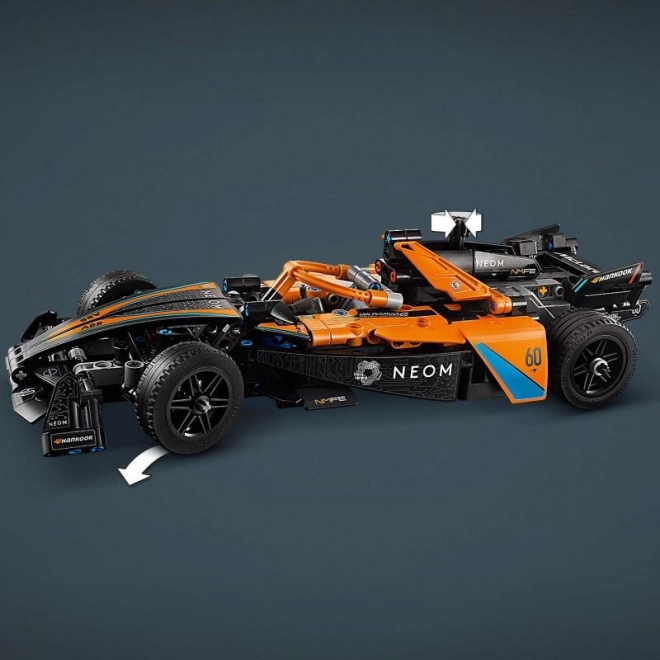 Neom McLaren Formula E mașina de curse Lego Technic