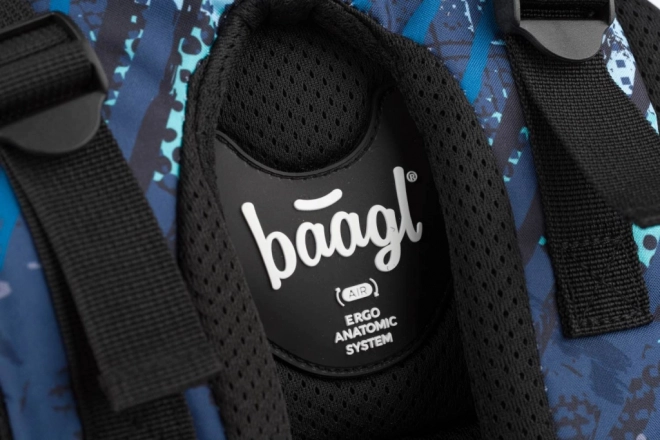 Set 3 în 1 SKATE Struktury BAAGL: rucsac, penar, săculeț