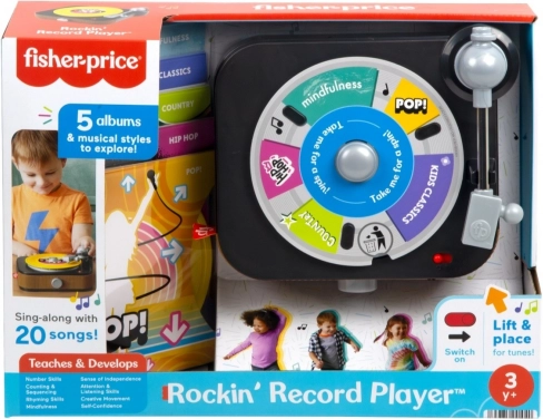 Gramofon pentru cei mai mici FISHER-PRICE – radio interactiv pentru copii