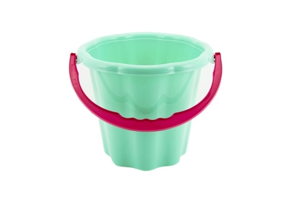Găleată pentru nisip plastic 19cm sortiment 4 culori 12m+