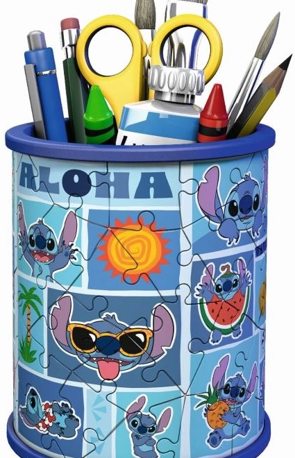 Suport pentru creioane DISNEY Stitch – puzzle din plastic