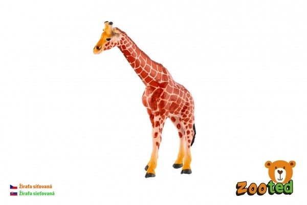 figurină de jucărie zooted girafă din plastic 17 cm