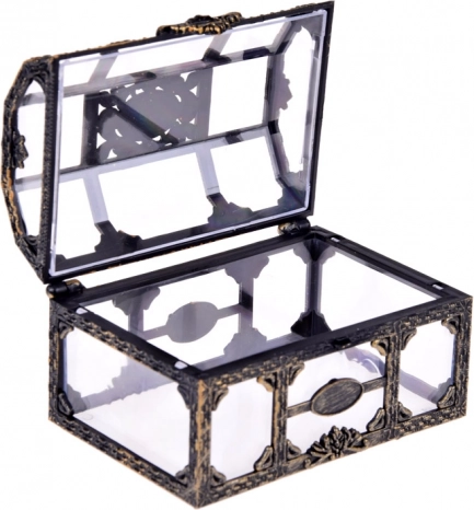 Cufăr decorativ transparent