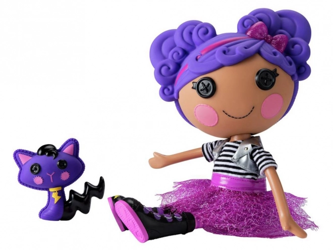 Lalaloopsy mare păpușă rock Storm E Sky cu pisică