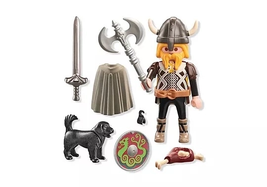 Set de joacă Special Plus Viking cu câine de pază