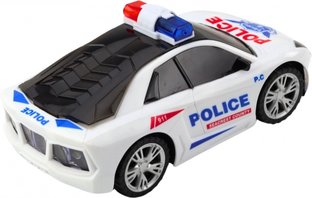 Mașina de poliție interactivă cu lumini și sunete