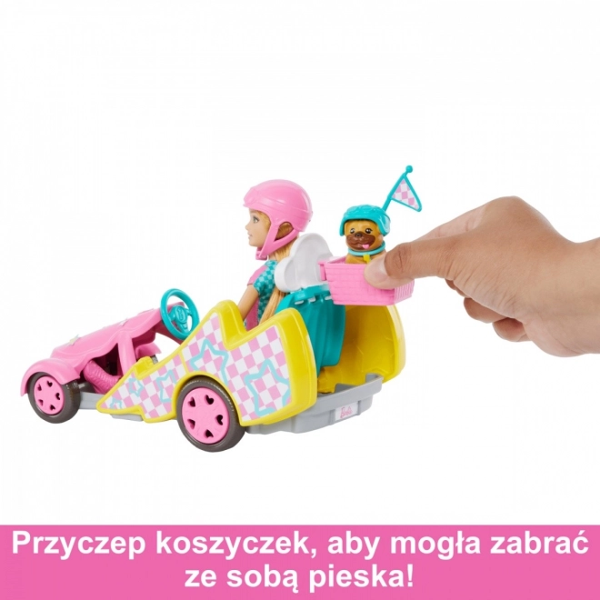 Păpușa Barbie Stacie și Gokartul de film