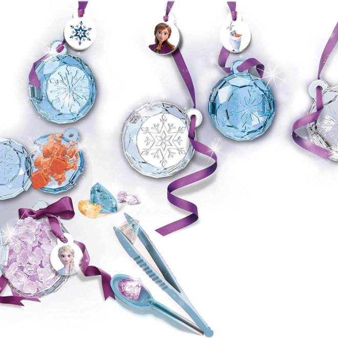 Set Clementoni pentru crearea de bijuterii colier Cristale Frozen