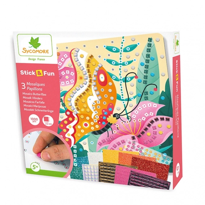 Stick & Fun mozaic fluturi