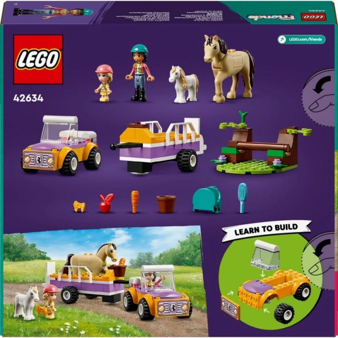 Remorca pentru cal și ponei LEGO Friends