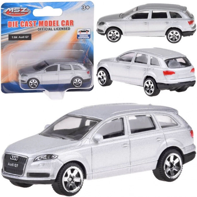 Mașinuță metalică Audi Q7 cu arc 1:64