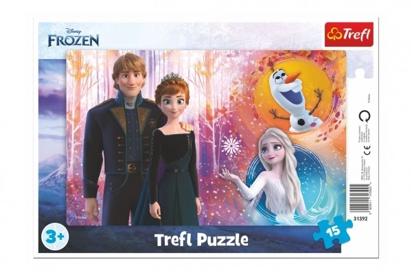 Puzzle Ramkowe Frozen 2 15 Piese