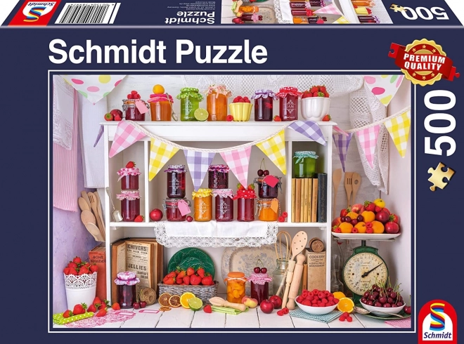 Puzzle Schmidt gemuri și marmelade 500 piese