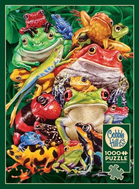 Puzzle afacerea broaștei 1000 piese de la COBBLE HILL