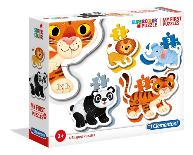 primul meu puzzle Safari 4 în 1 pentru copii